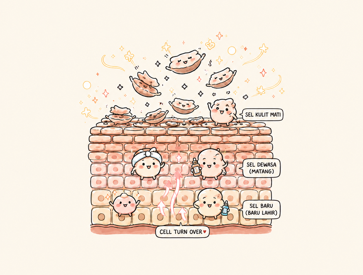 Kenapa Bila Pakai Retinal kulit mengelupas, bukankah itu Exfoliation?